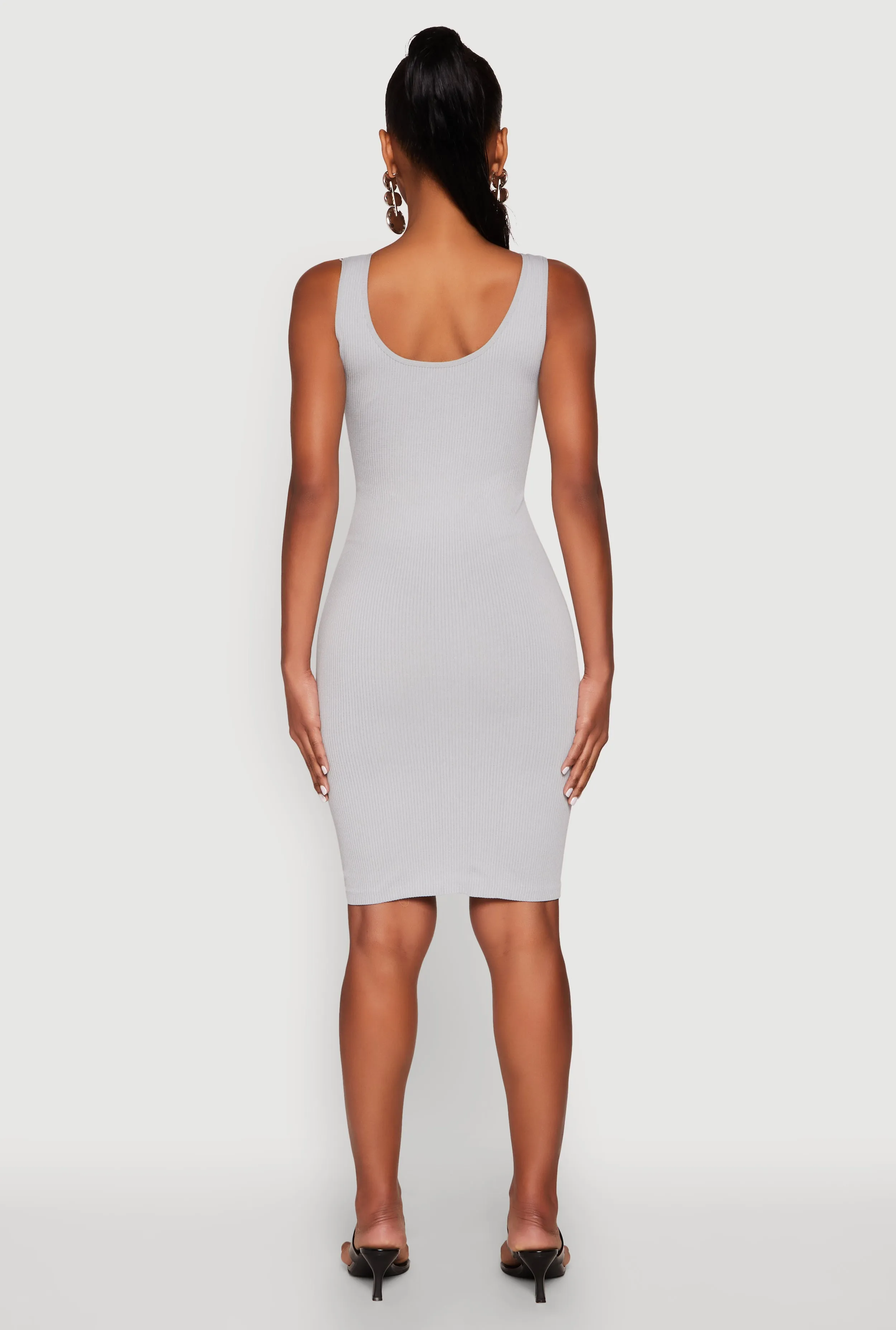 Ribbed Knit Seamless Tank Dress sold by Rainbow product image thumbnail 5