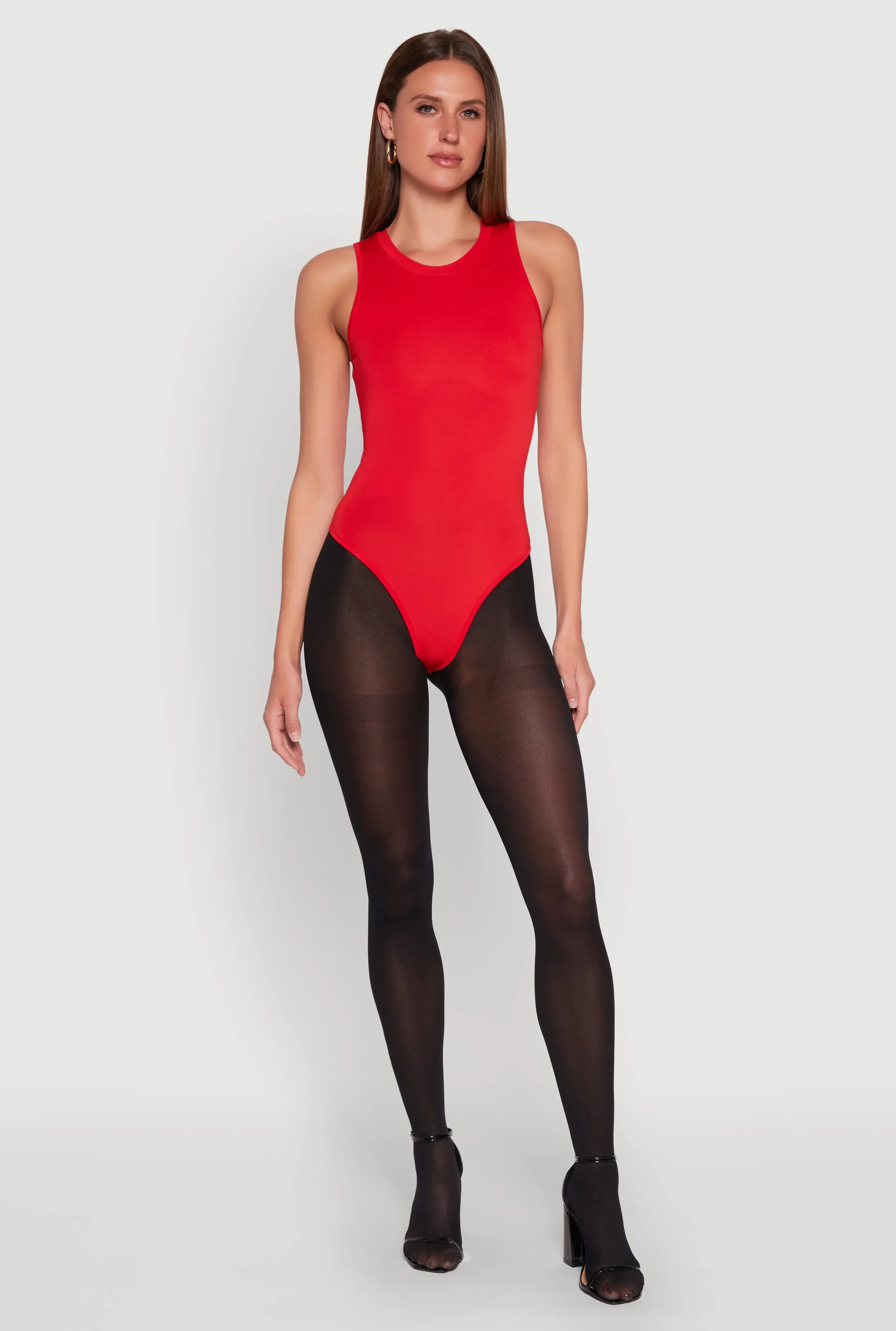 Daisy Crew Neck Tank Bodysuit sold by Rainbow