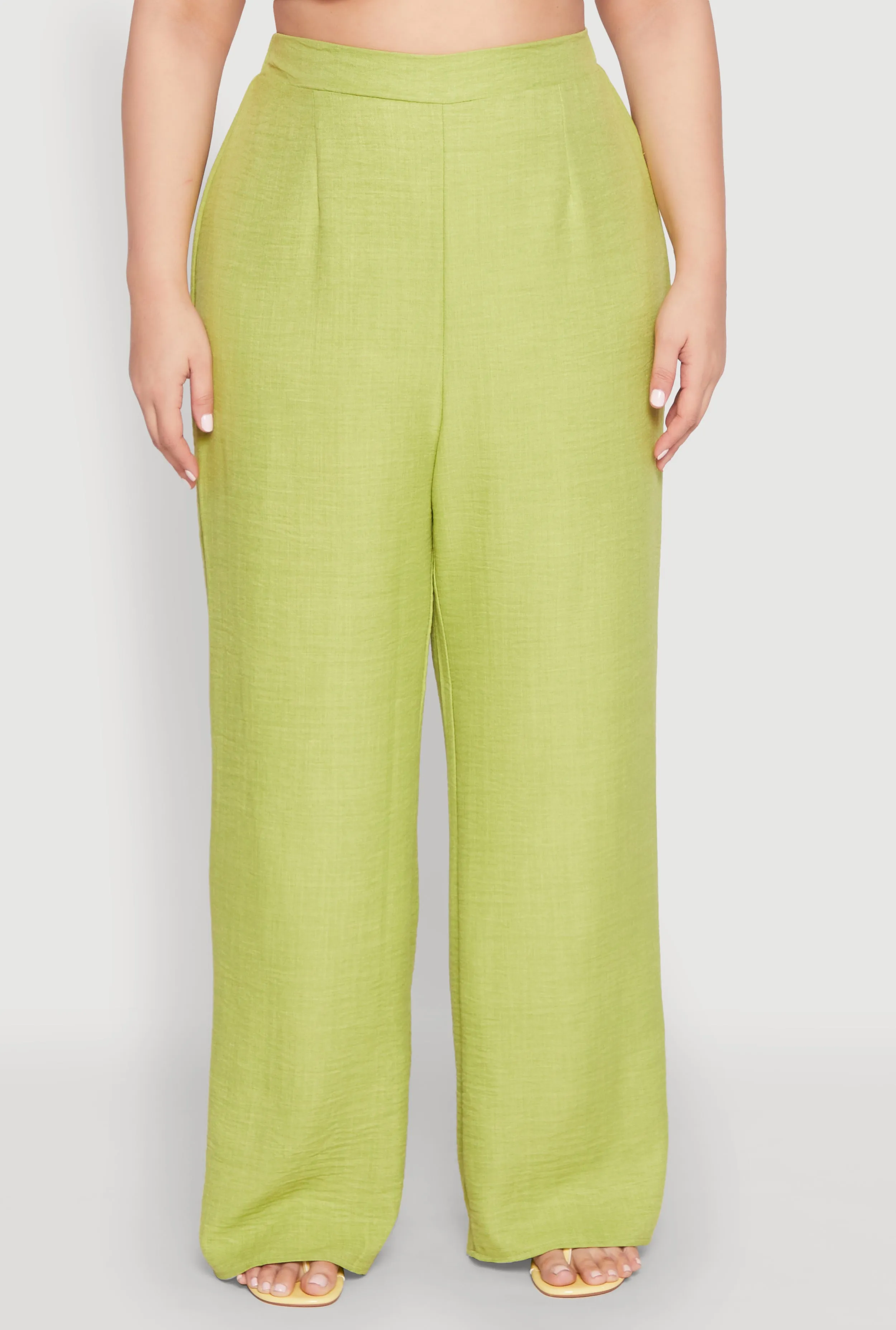 Plus Size Linen Palazzo Pants sold by Rainbow product image thumbnail 3