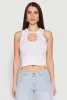 Seamless Cut Out Cropped Tank Top sold by Rainbow