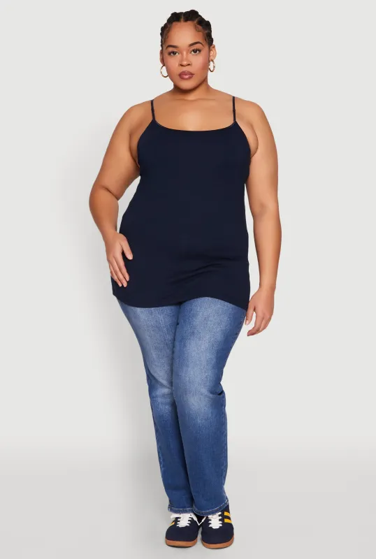 Plus Size Basic Shelf Bra Cami sold by Rainbow
