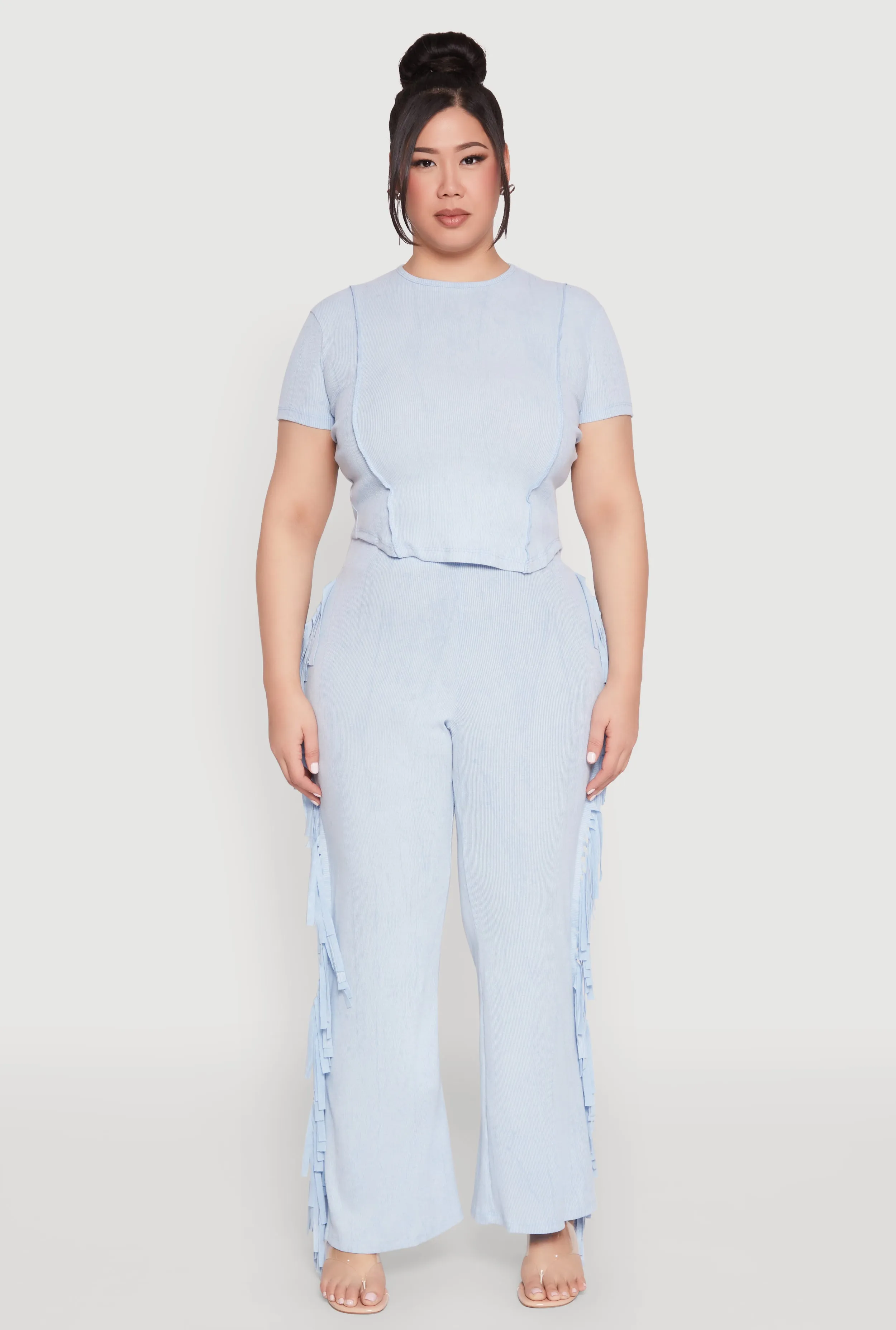 Plus Size Mineral Wash Tee sold by Rainbow product image thumbnail 3