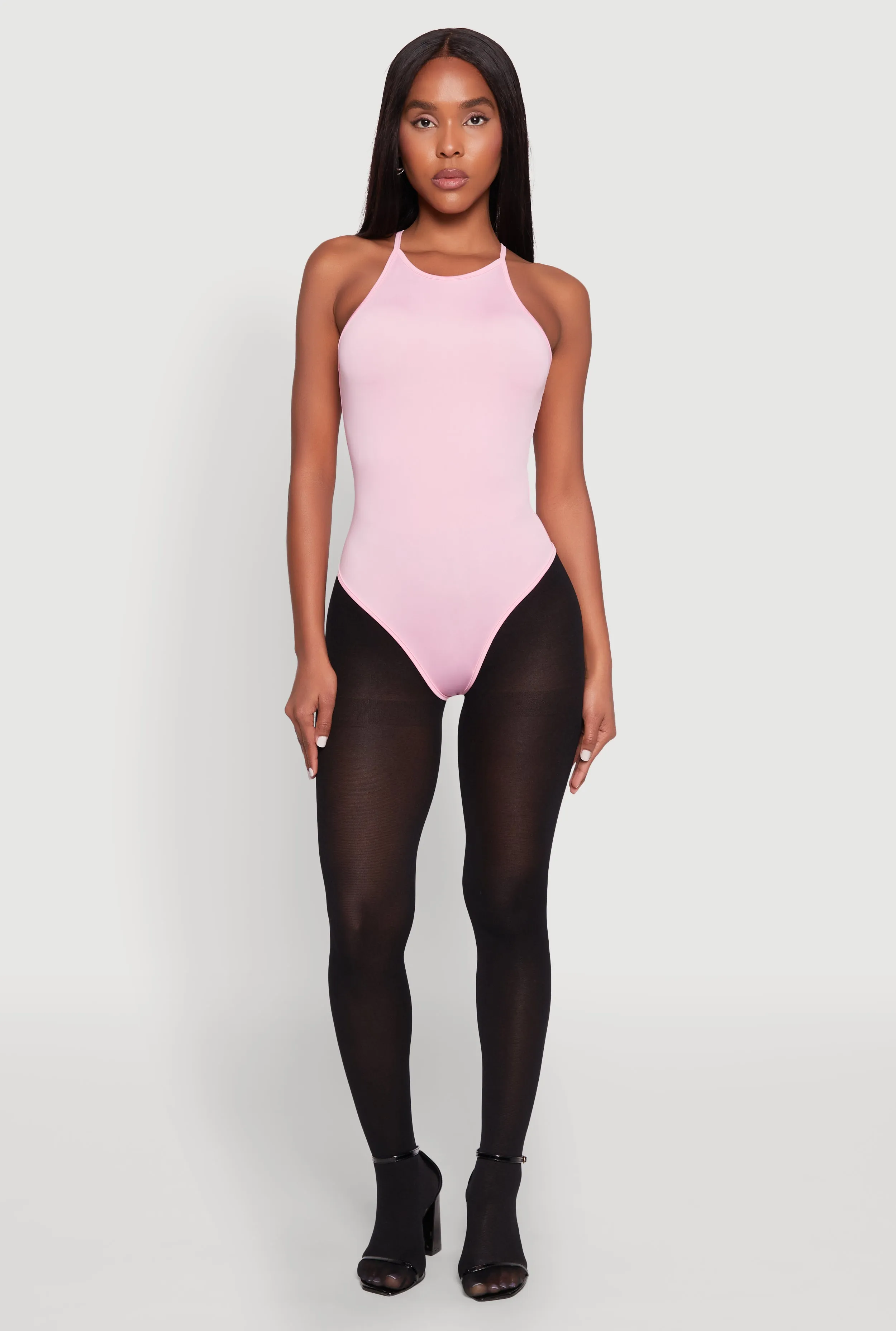 Daisy High Neck Cami Bodysuit sold by Rainbow