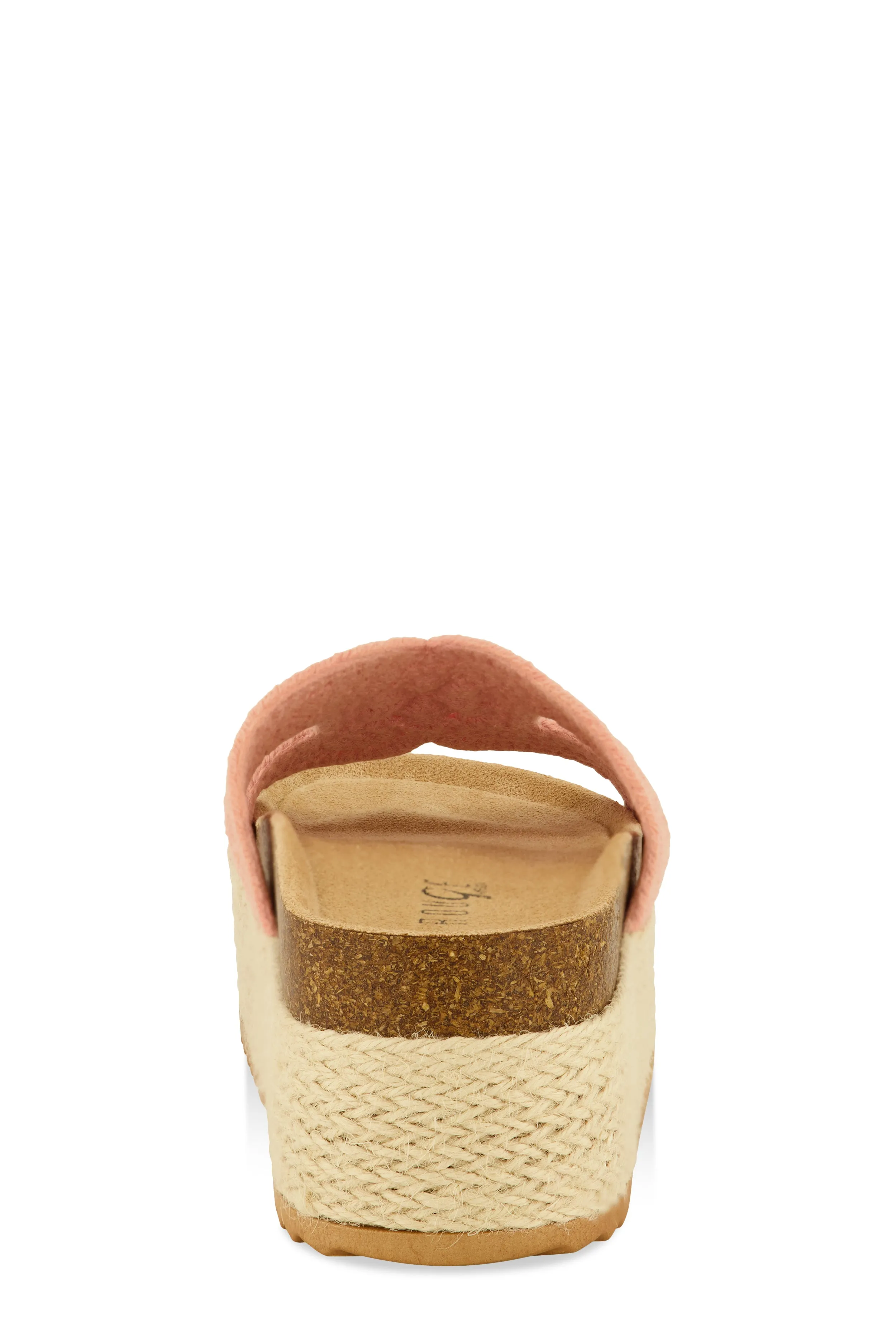 Floral Crochet H Band Platform Footbed Sandals sold by Rainbow product image thumbnail 3