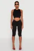Seamless Cable Knit Crop Tank Top sold by Rainbow