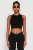 Seamless Cable Knit Crop Tank Top sold by Rainbow