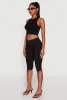 Seamless Cable Knit Crop Tank Top sold by Rainbow