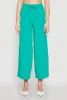 Crepe Knit Drawstring Wide Leg Pants sold by Rainbow