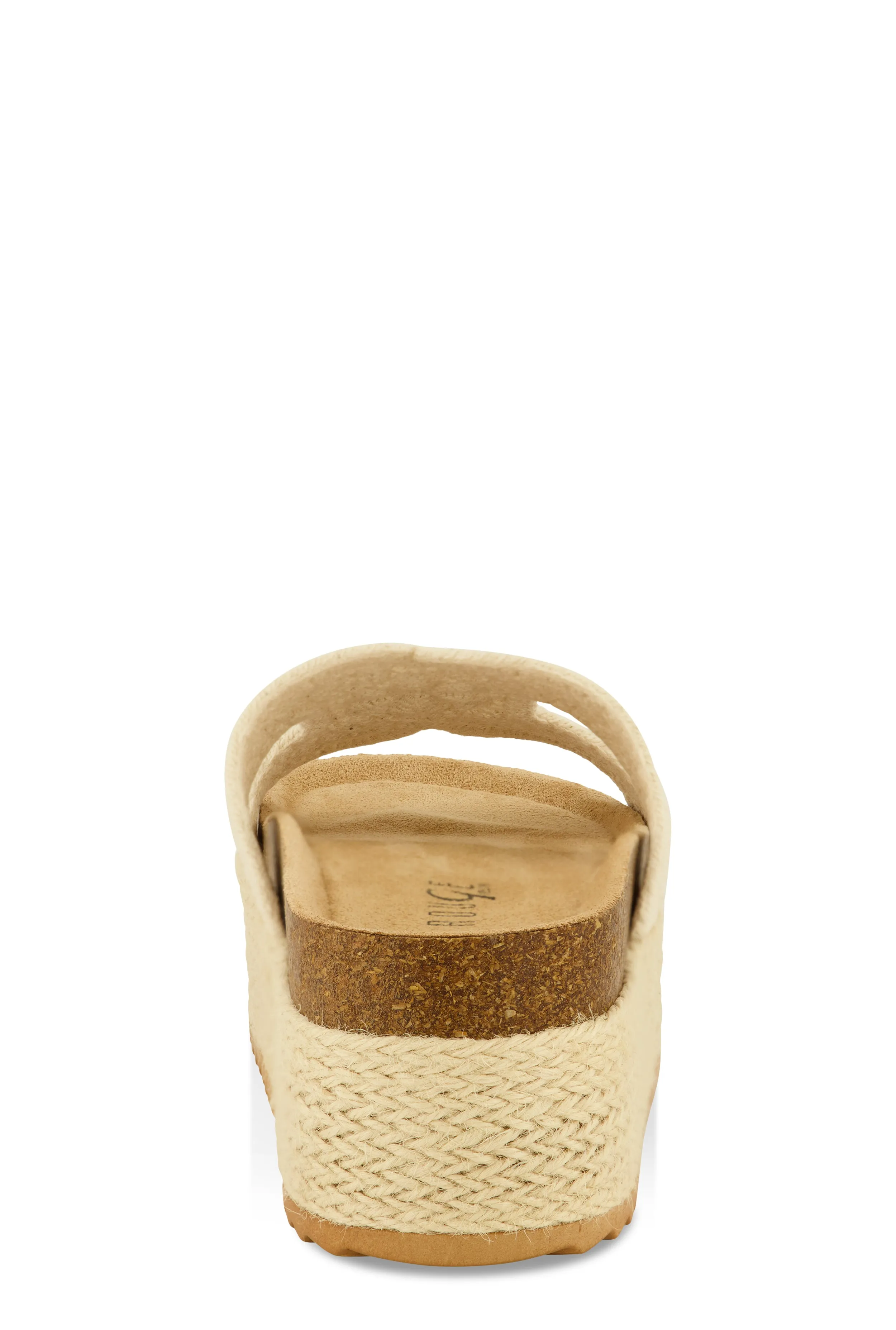 Floral Crochet H Band Platform Footbed Sandals sold by Rainbow product image thumbnail 3