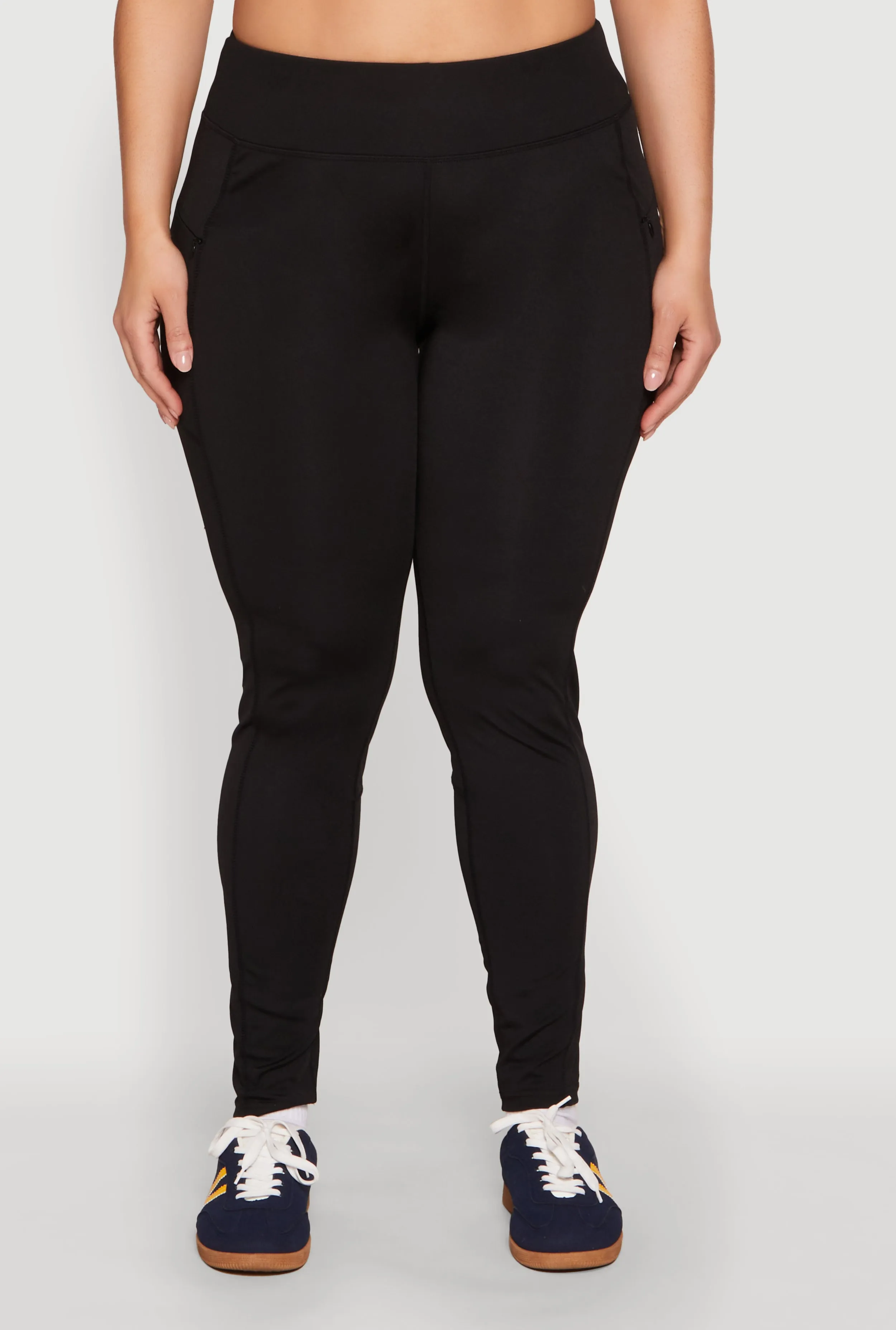 Plus Size Side Zip Pocket Leggings sold by Rainbow product image thumbnail 5