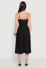 Hyperstretch Bustier Skater Midi Dress sold by Rainbow