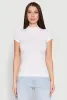 Seamless Short Sleeve Mock Neck Top sold by Rainbow