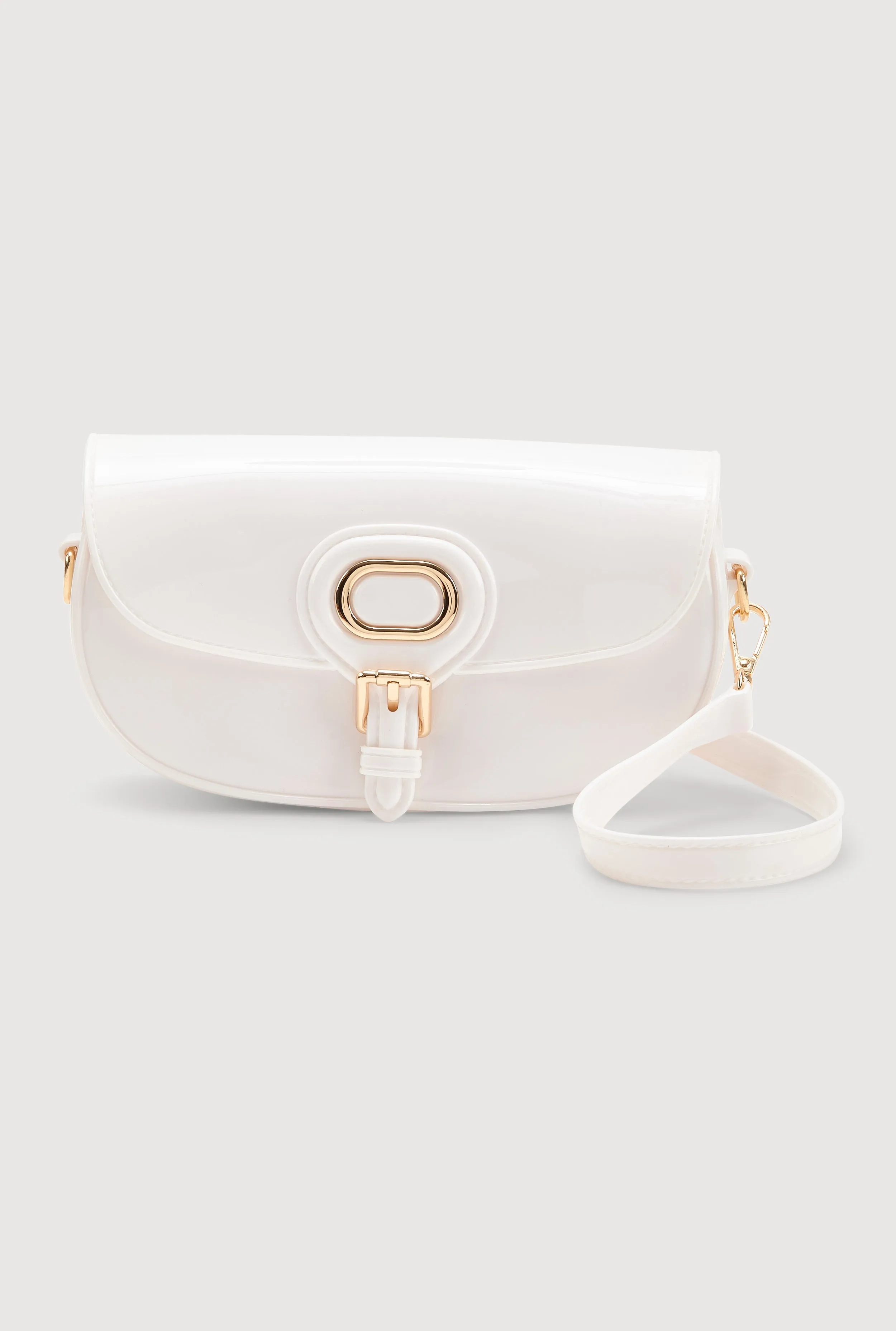 Jelly Flap Buckle Crossbody Bag sold by Rainbow