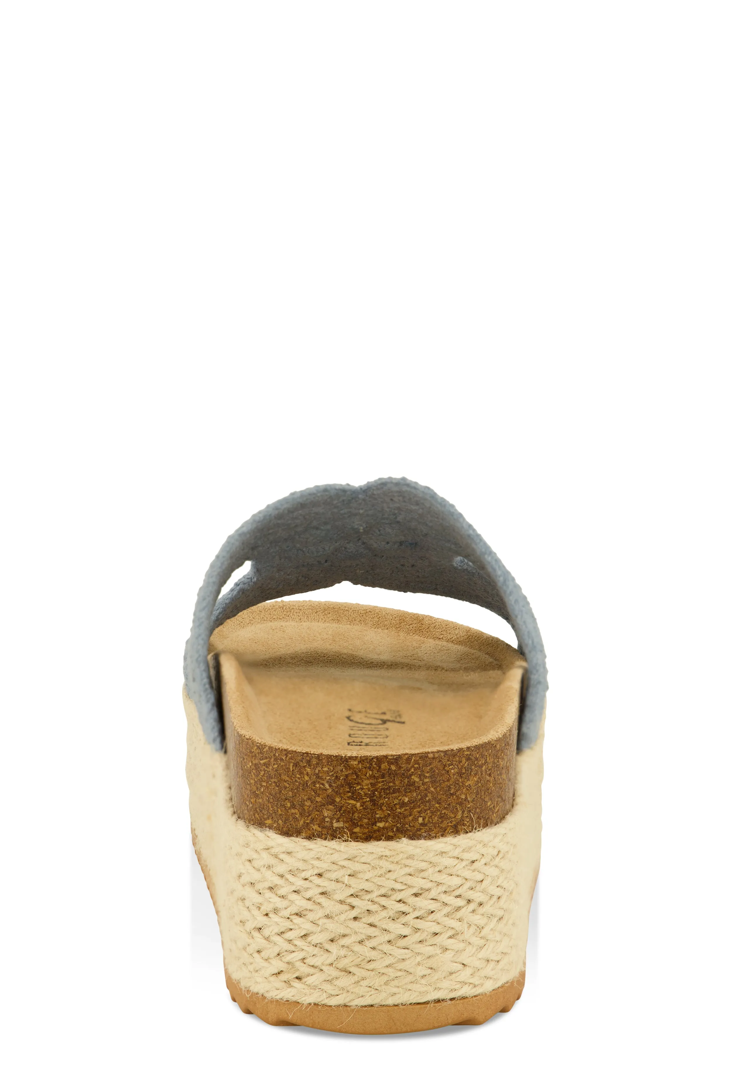 Floral Crochet H Band Platform Footbed Sandals sold by Rainbow product image thumbnail 3