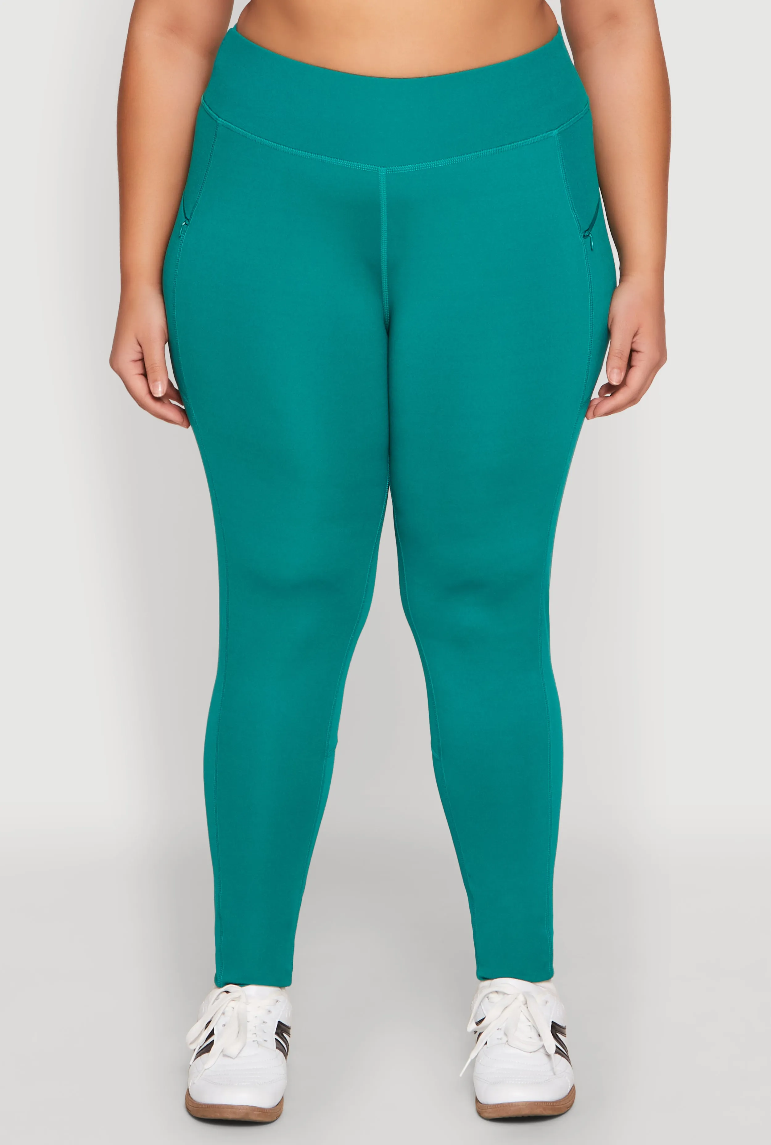 Plus Size Side Zip Pocket Leggings sold by Rainbow product image thumbnail 5