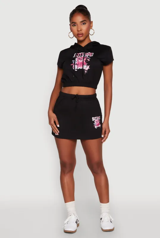 Attitude Be Yourself Mini Skirt sold by Rainbow