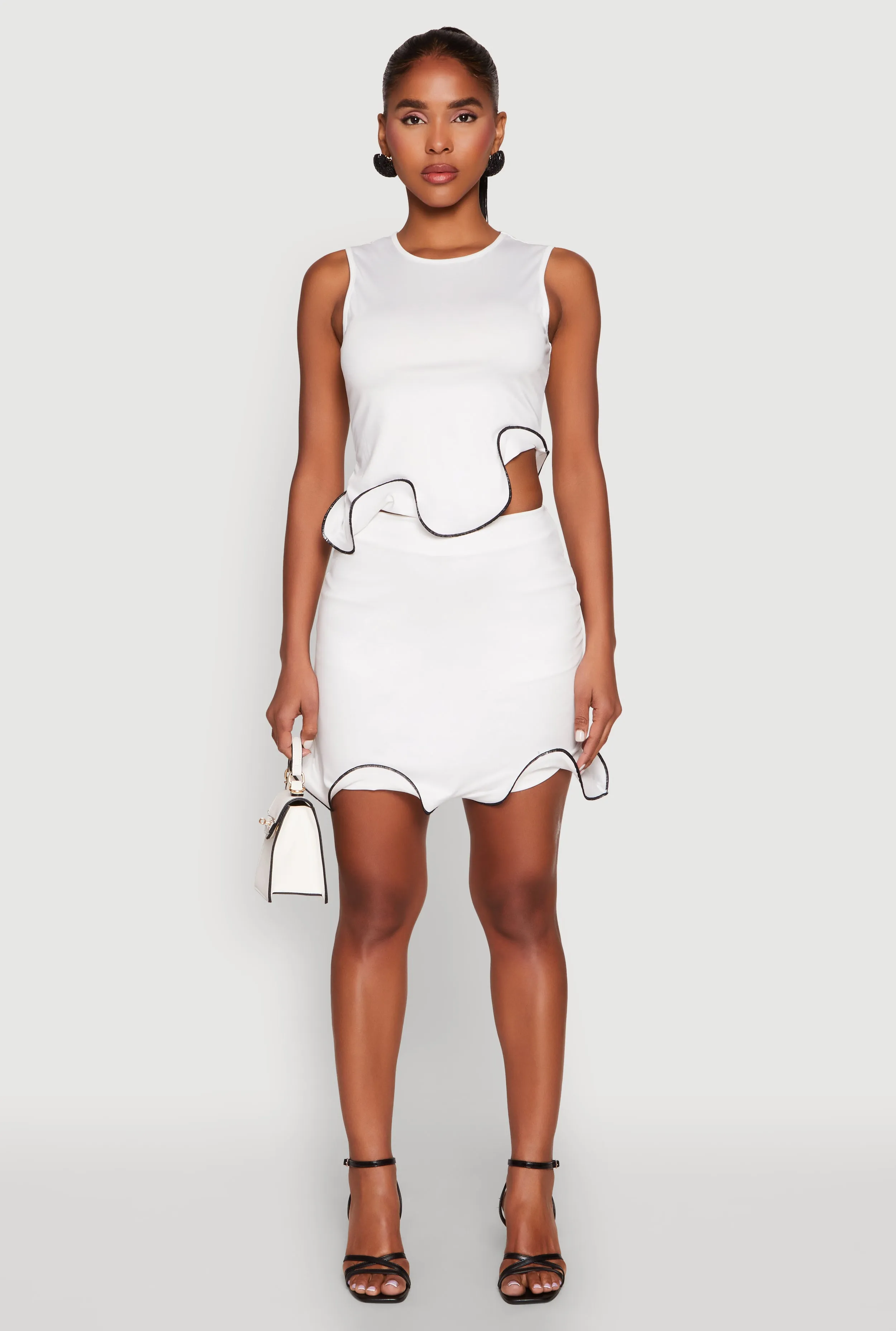 Wave Structured Mini Skort sold by Rainbow product image thumbnail 2