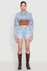 Daisy Cargo Pocket Sleeve Bolero Jean Jacket sold by Rainbow
