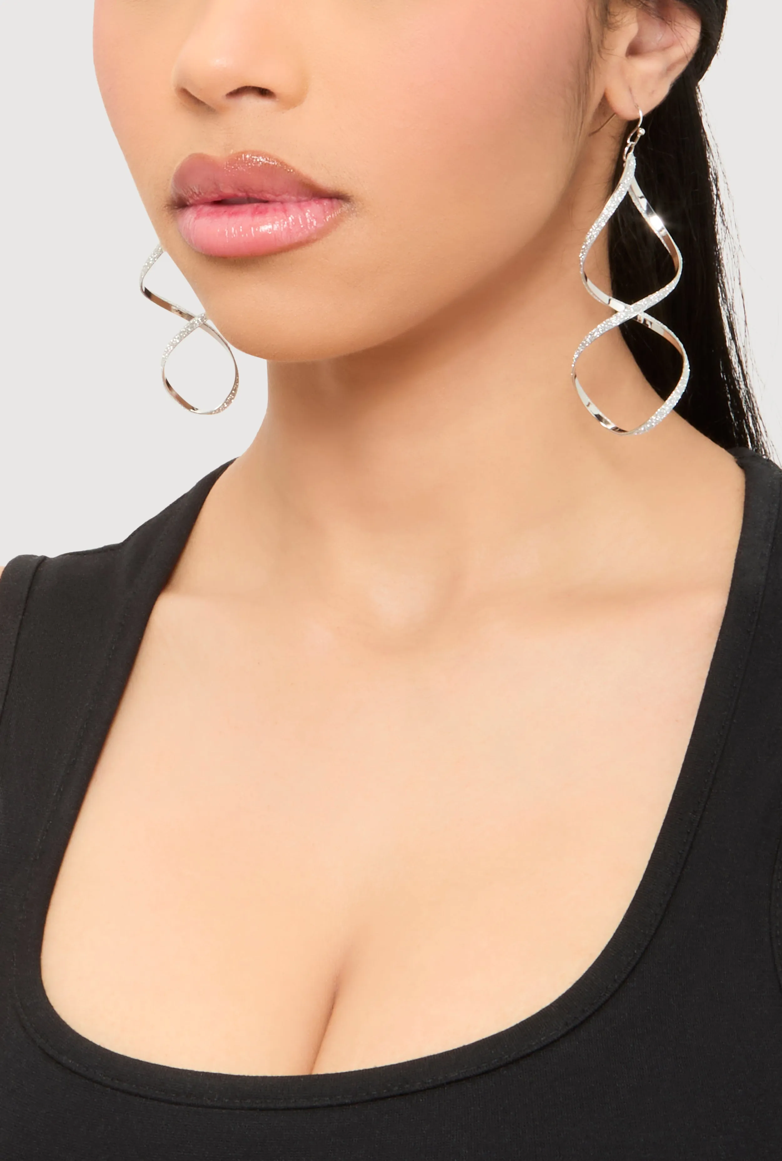 Spiral Geometric Drop Earring Trio sold by Rainbow product image thumbnail 2