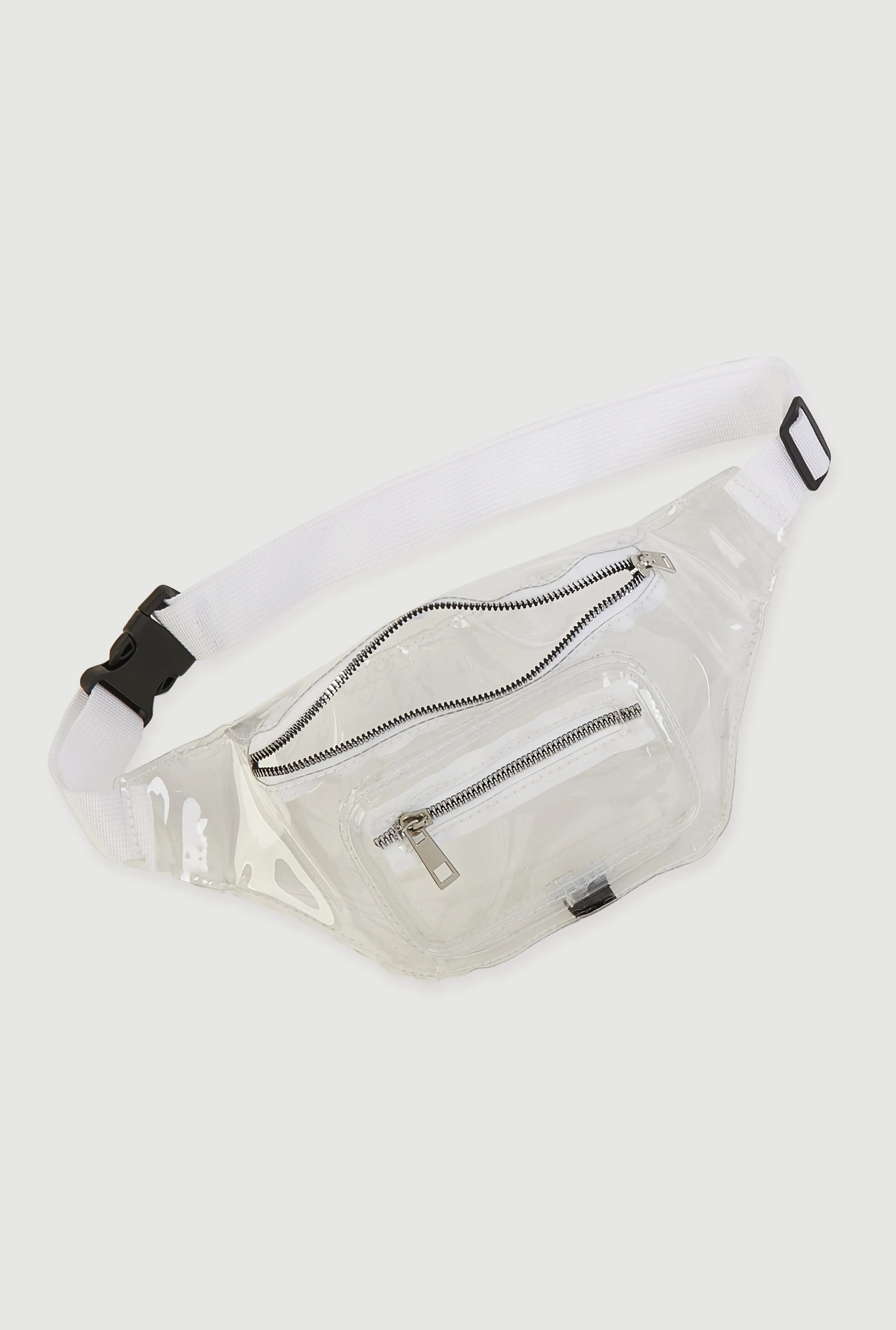 Double Zip Clear Fanny Pack sold by Rainbow product image thumbnail 3
