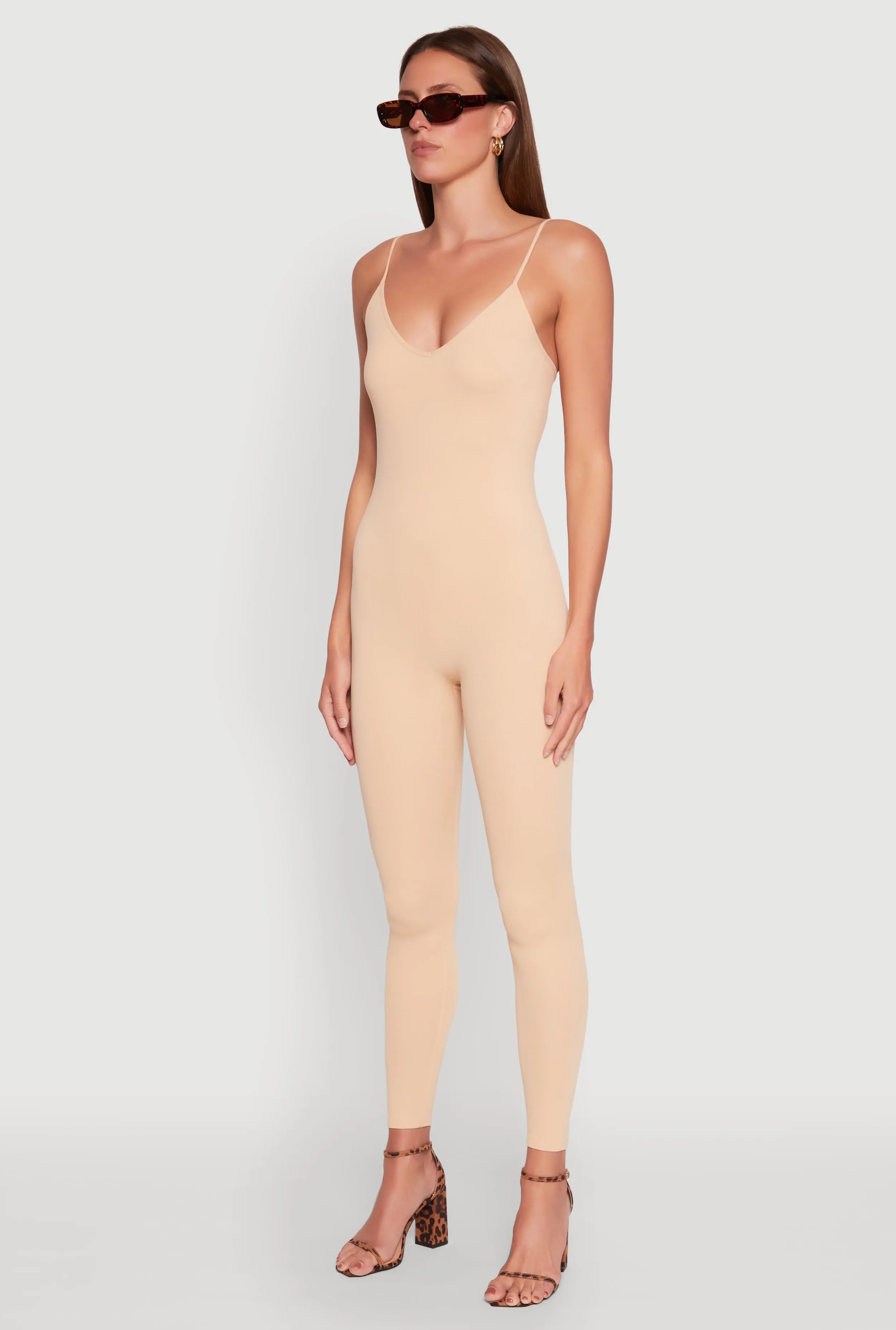 Daisy Sleeveless V Neck Catsuit sold by Rainbow product image thumbnail 3