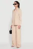 Oversized Linen Button Front Shirt sold by Rainbow