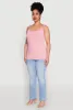 Plus Size Basic Shelf Bra Cami sold by Rainbow