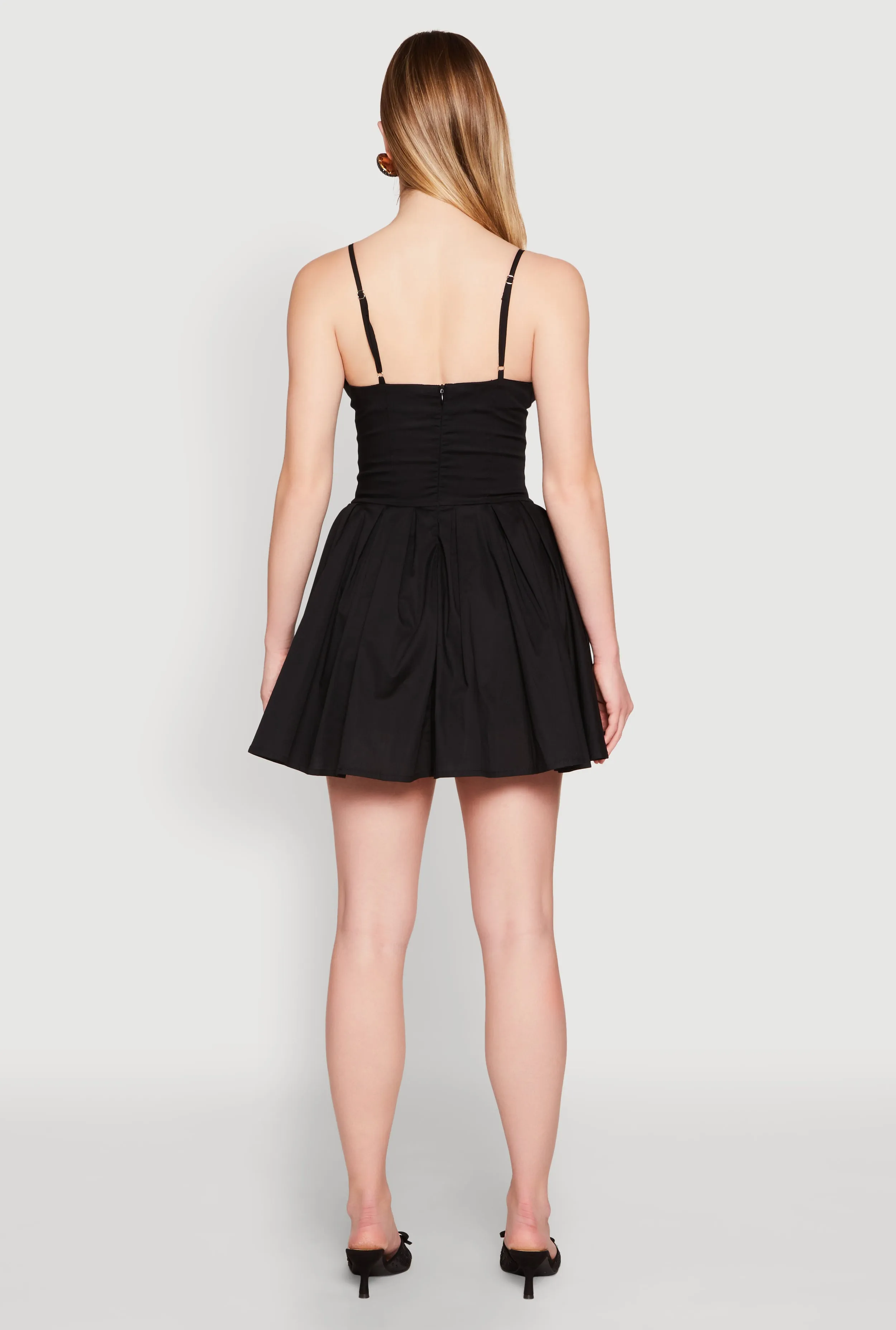 Lace Up Bustier Skater Dress sold by Rainbow product image thumbnail 5