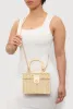 Straw Convertible Top Handle Box Bag sold by Rainbow