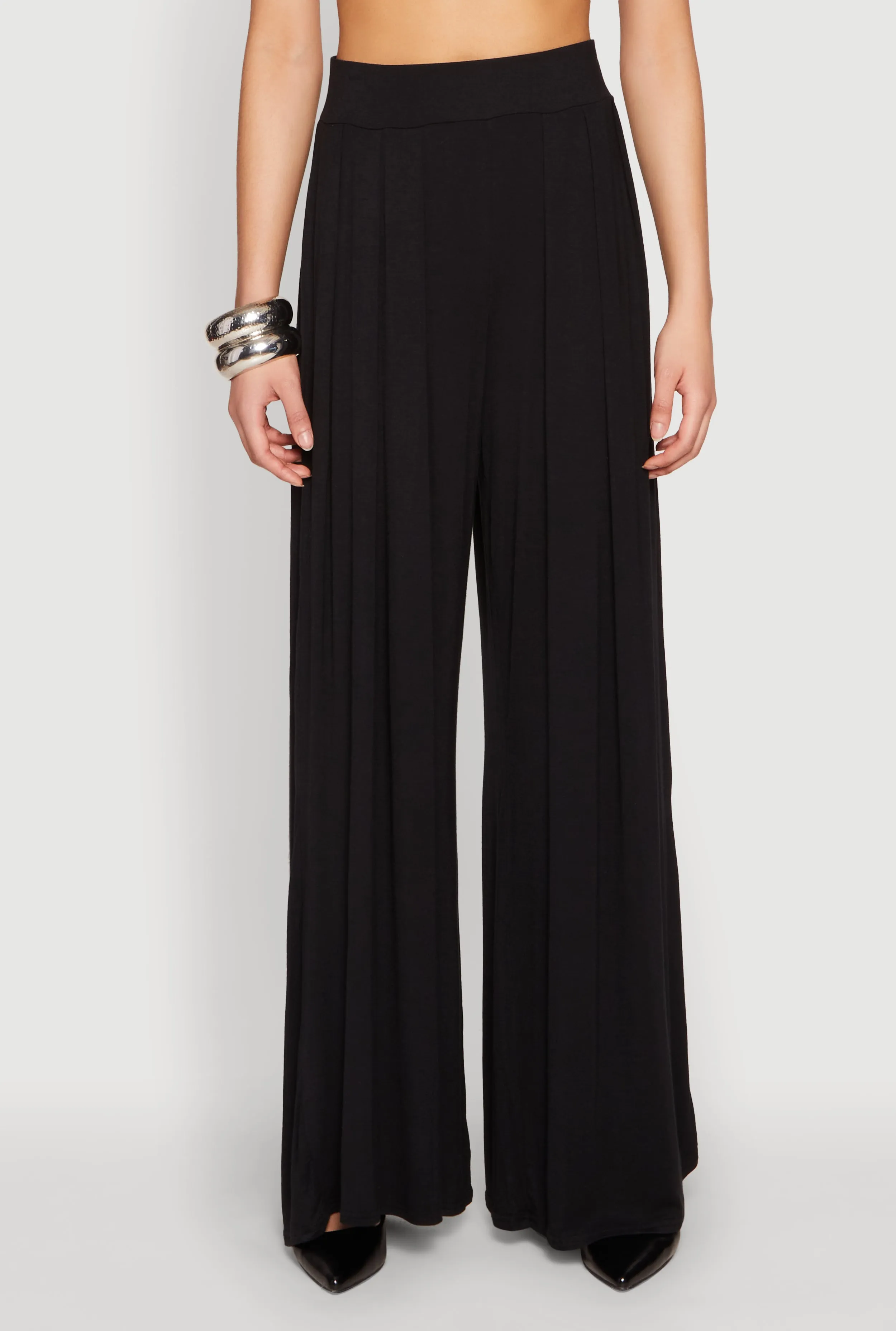 High Waisted Pleated Wide Leg Pants sold by Rainbow product image thumbnail 3