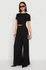 High Waisted Pleated Wide Leg Pants sold by Rainbow