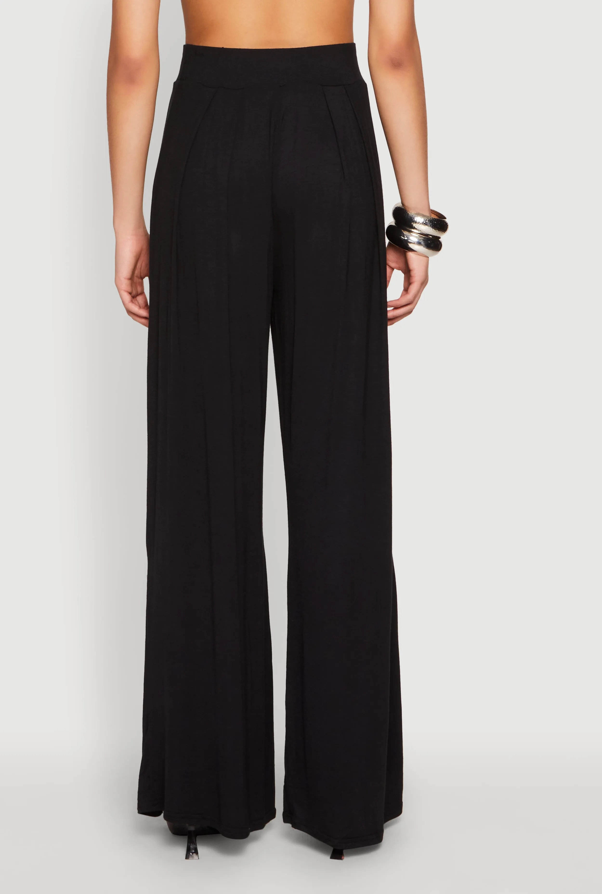 High Waisted Pleated Wide Leg Pants sold by Rainbow product image thumbnail 5