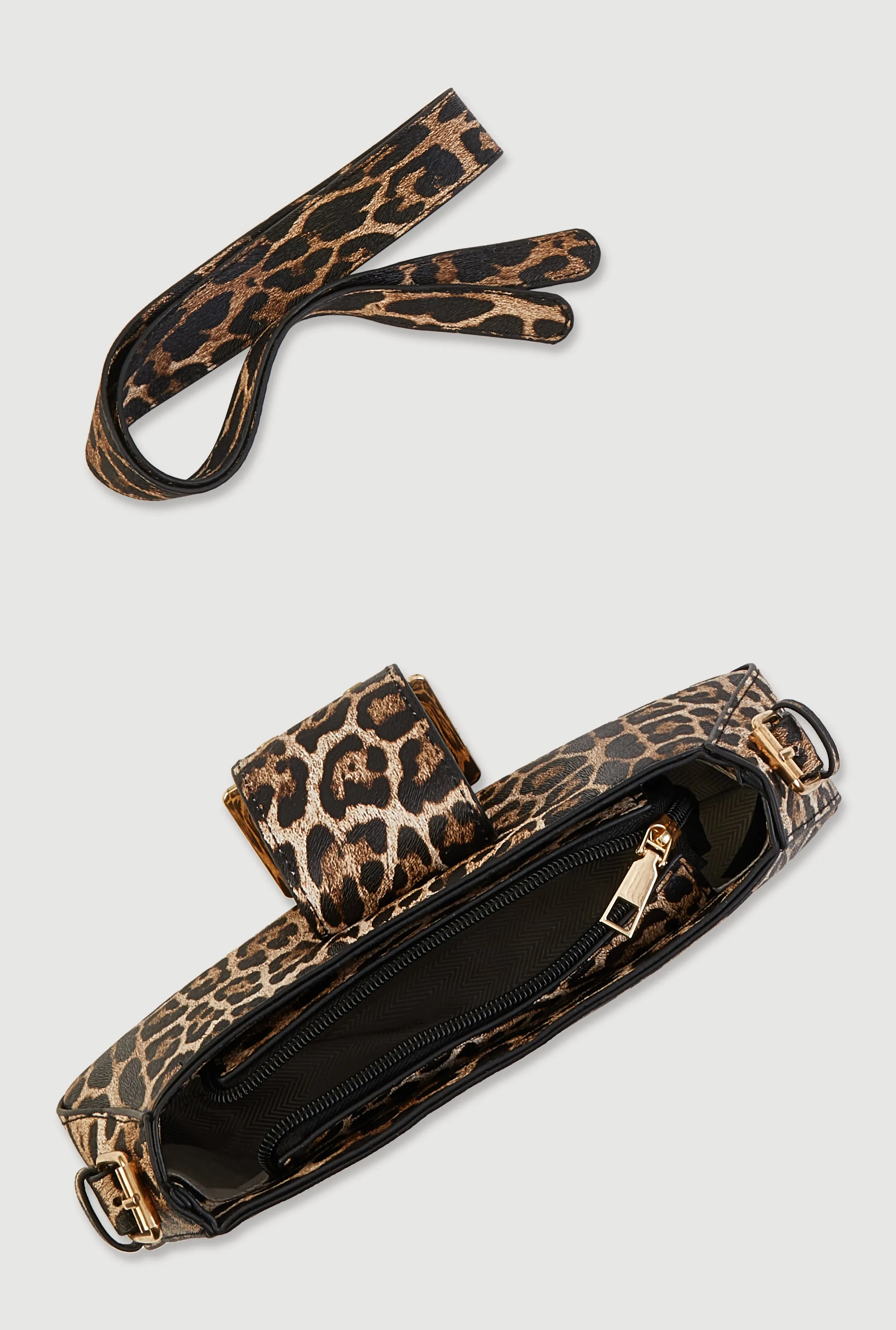 Jaguar Print Faux Leather Handbag sold by Rainbow product image thumbnail 5