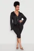 Plus Size Ruffle Trim Tie Front Blouse sold by Rainbow