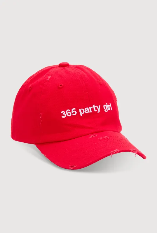 365 Party Girl Baseball Cap sold by Rainbow