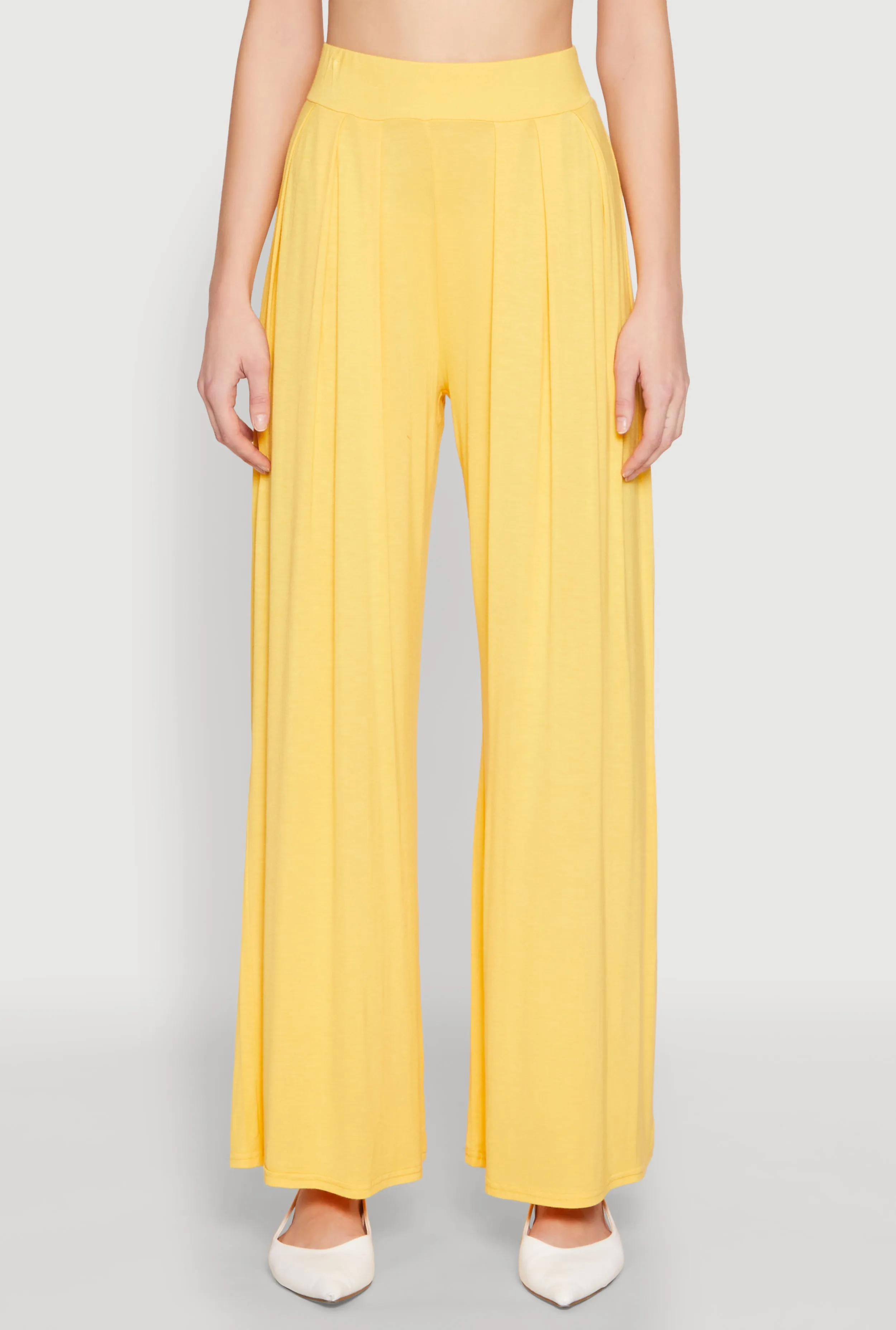 High Waisted Pleated Wide Leg Pants sold by Rainbow product image thumbnail 3