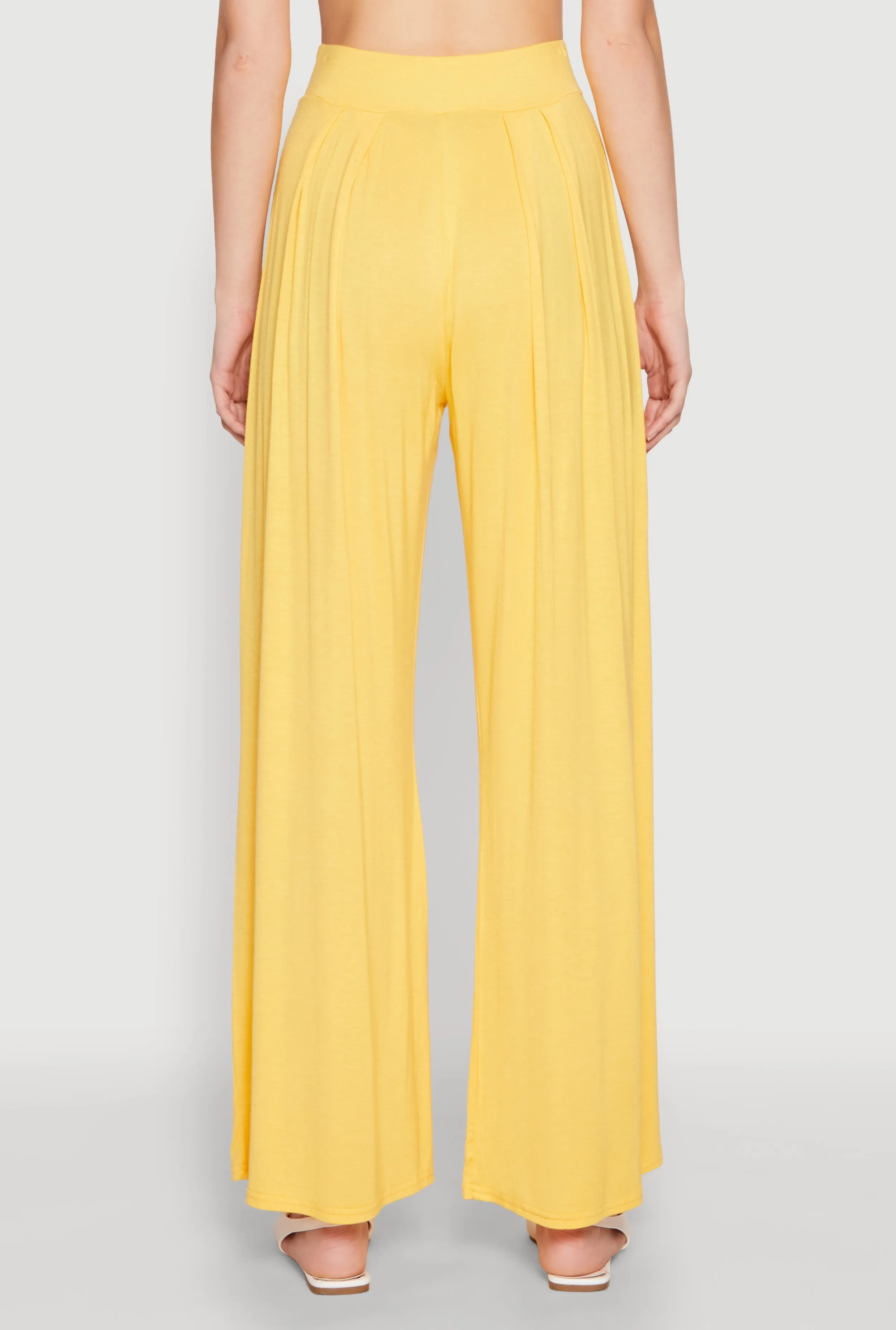 High Waisted Pleated Wide Leg Pants sold by Rainbow product image thumbnail 5