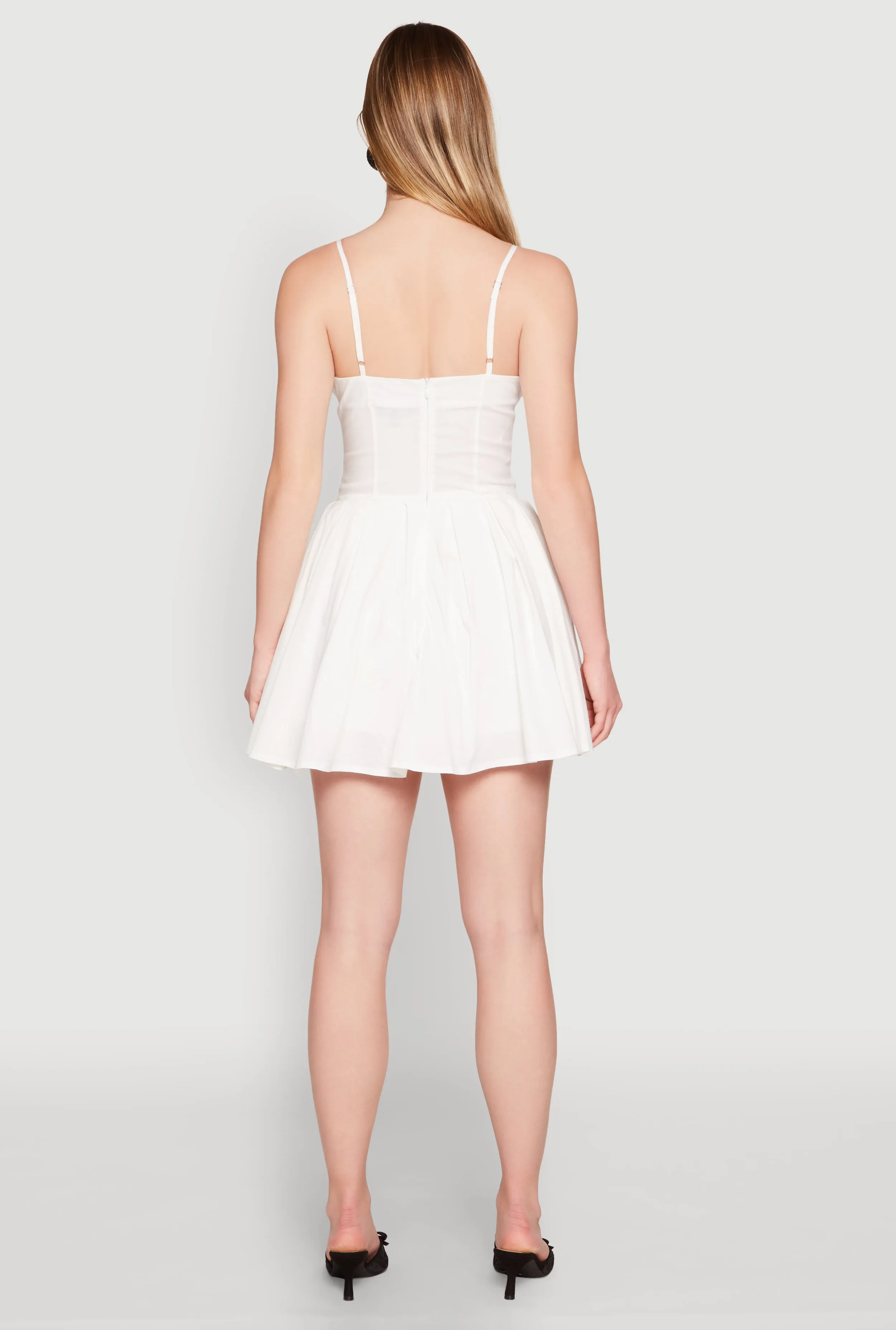 Lace Up Bustier Skater Dress sold by Rainbow product image thumbnail 5