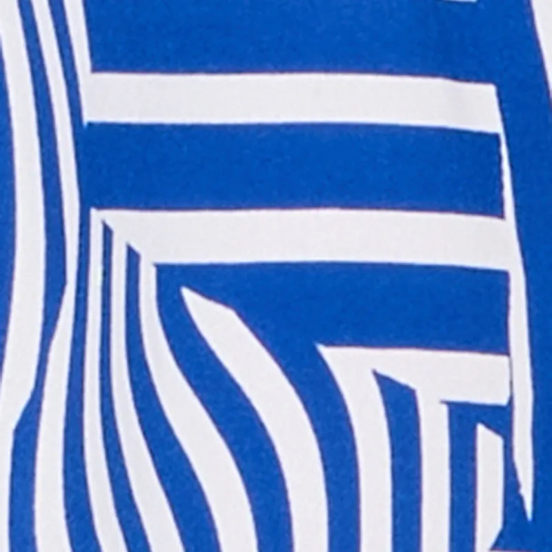 Plus Size Assorted Stripe Print Ruffle Overlay Romper sold by Rainbow product image thumbnail 4