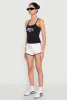 Almost Famous Graphic Print Cropped Cami sold by Rainbow