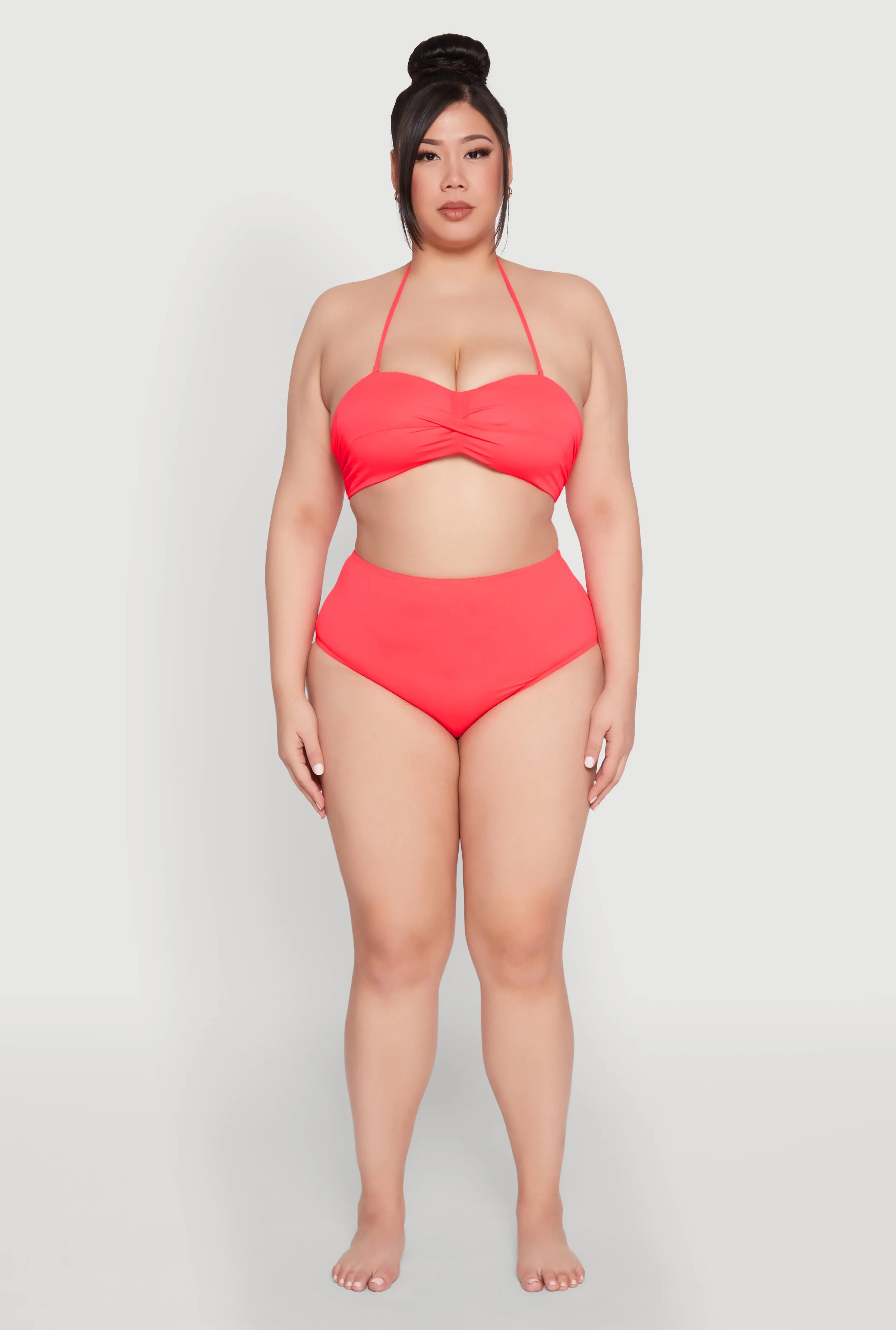 Plus Size High Waist Swim Bikini Bottoms sold by Rainbow product image thumbnail 3