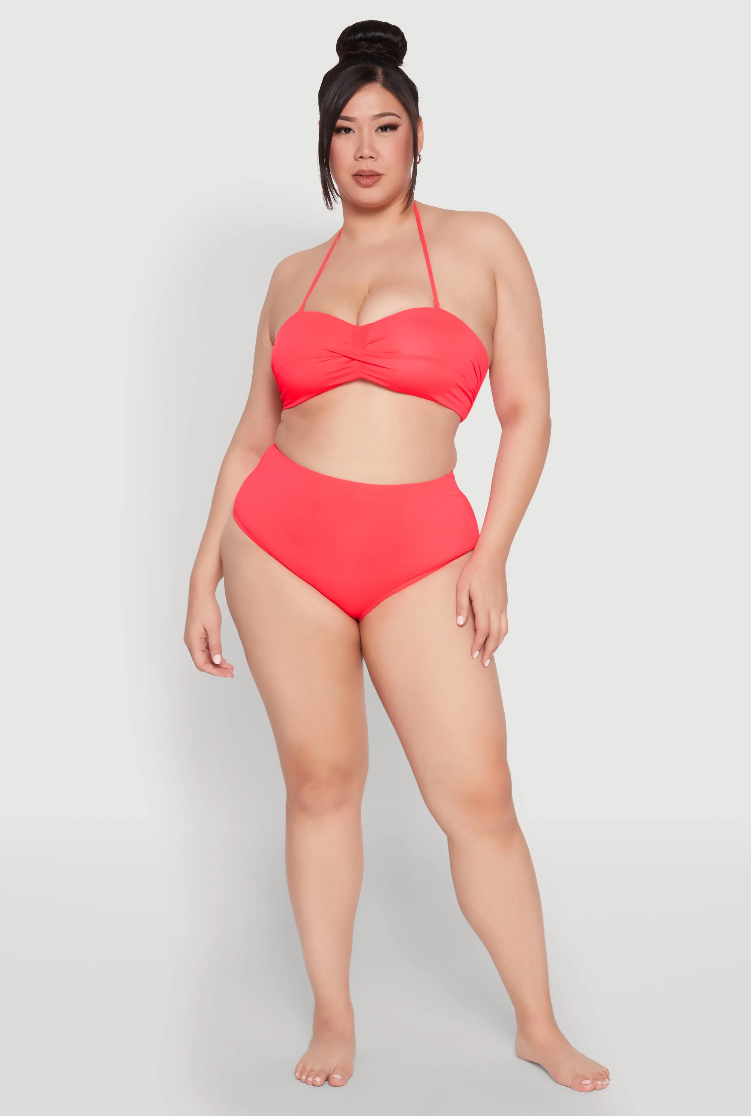 Plus Size High Waist Swim Bikini Bottoms sold by Rainbow product image thumbnail 2
