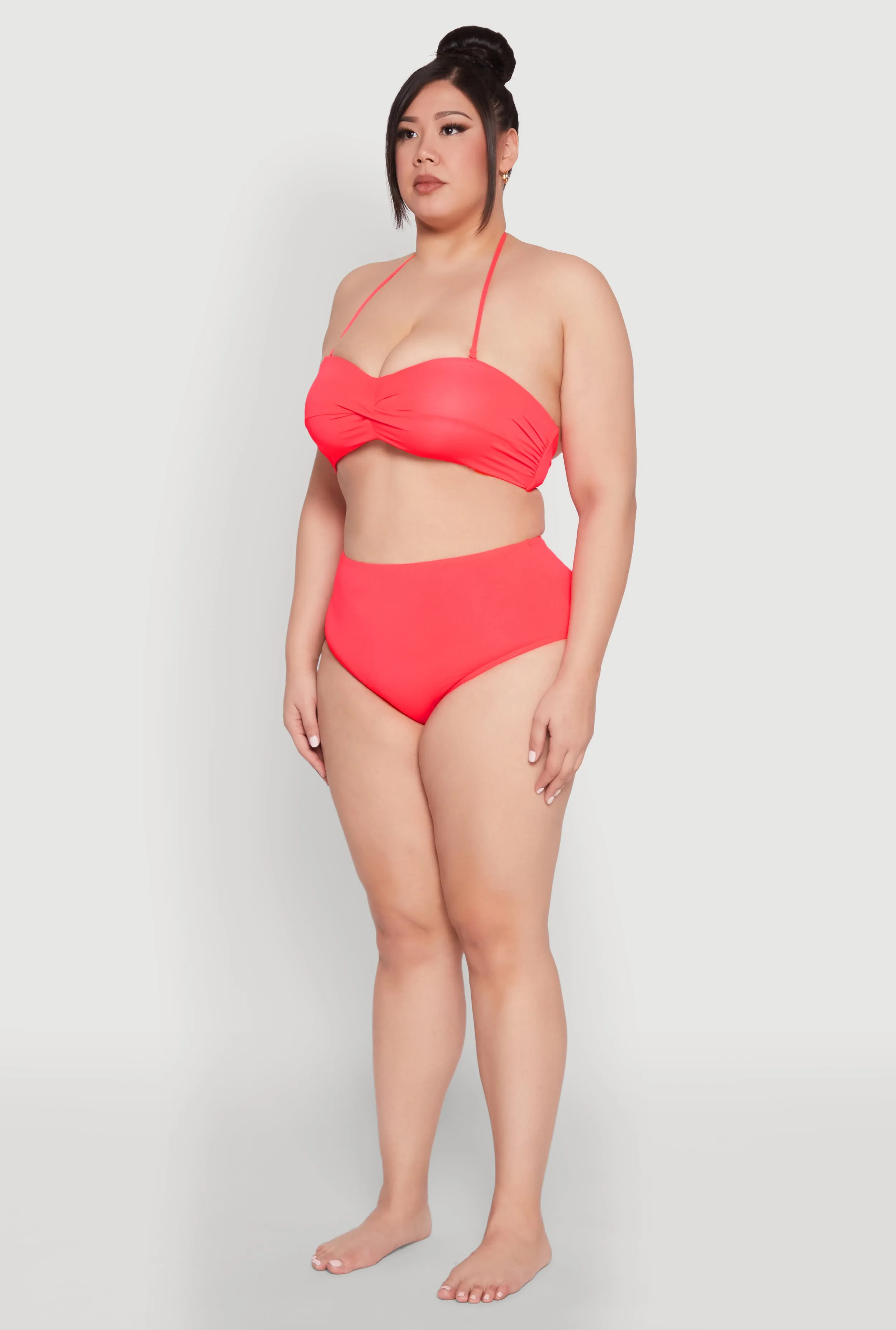 Plus Size High Waist Swim Bikini Bottoms sold by Rainbow product image thumbnail 5