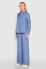 Oversized Linen Button Front Shirt sold by Rainbow