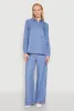 Oversized Linen Button Front Shirt sold by Rainbow