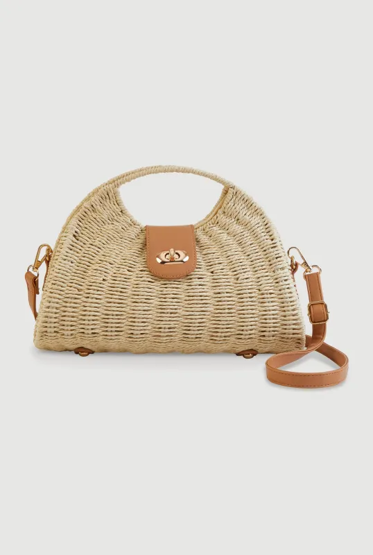 Convertible Straw Handbag sold by Rainbow