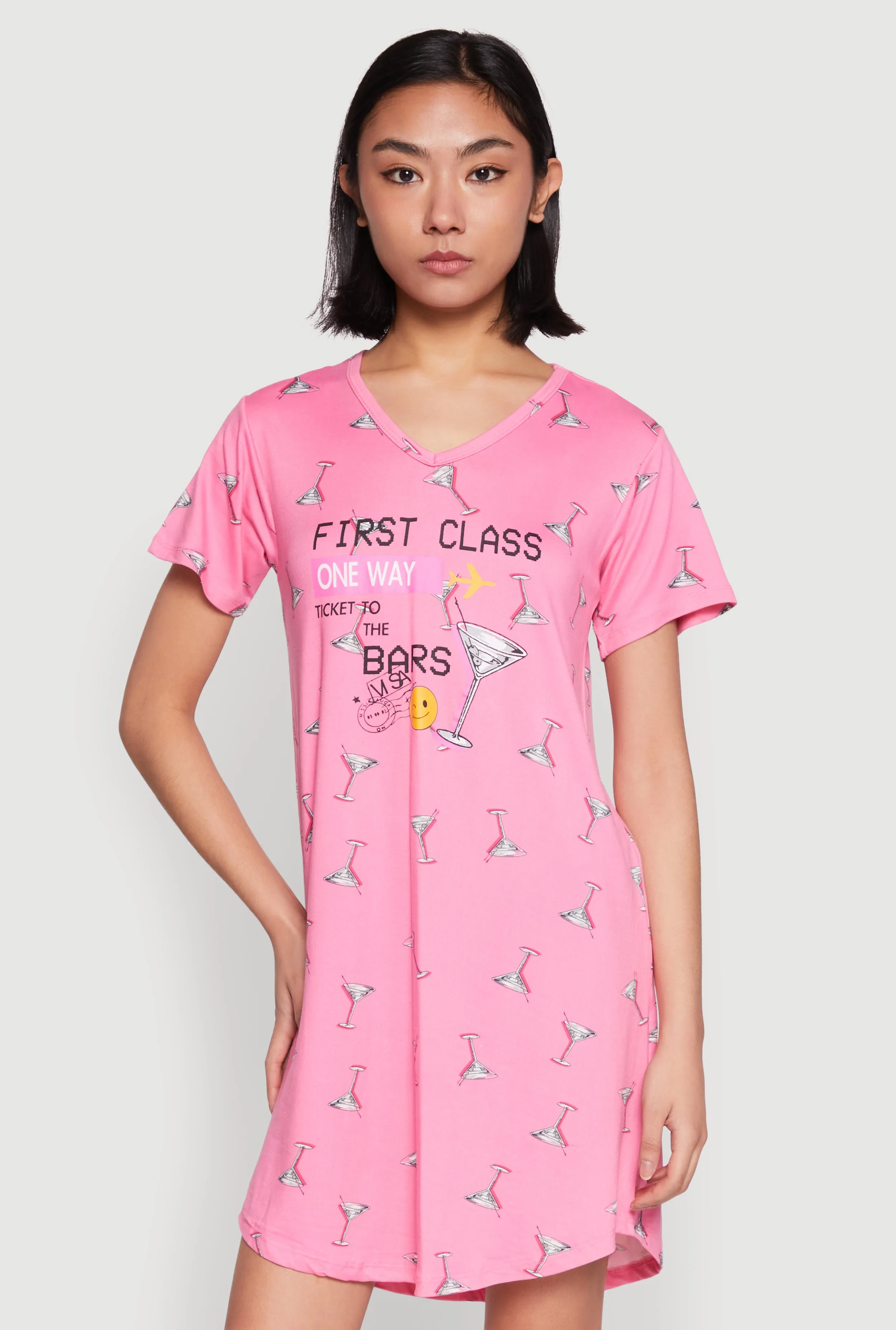 First Class V Neck Nightgown sold by Rainbow