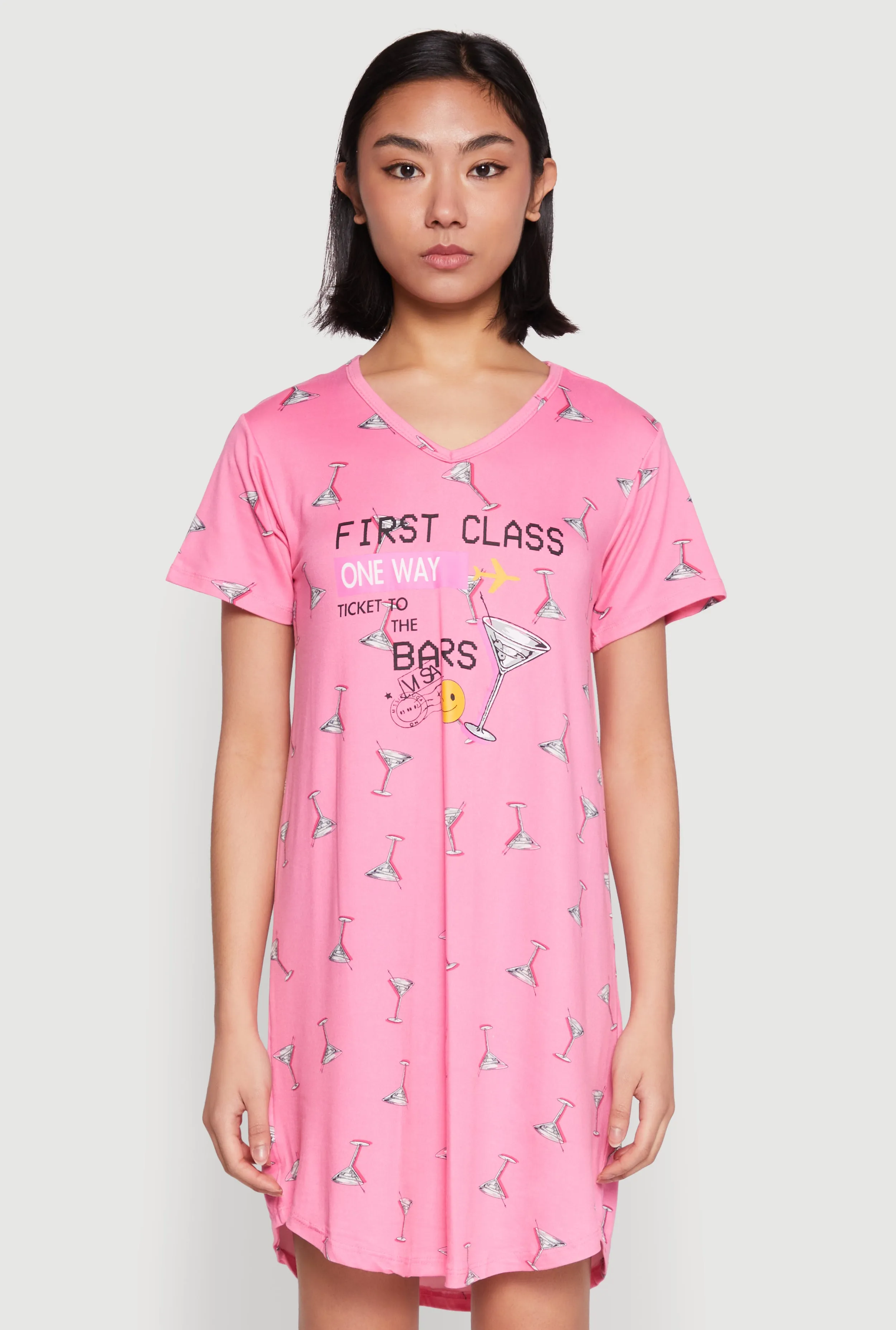 First Class V Neck Nightgown sold by Rainbow product image thumbnail 2