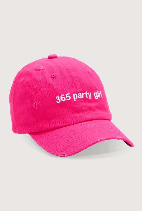365 Party Girl Baseball Cap sold by Rainbow