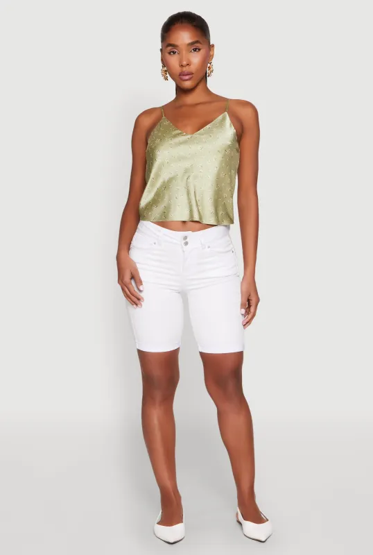 Satin Patterned Print Cami sold by Rainbow